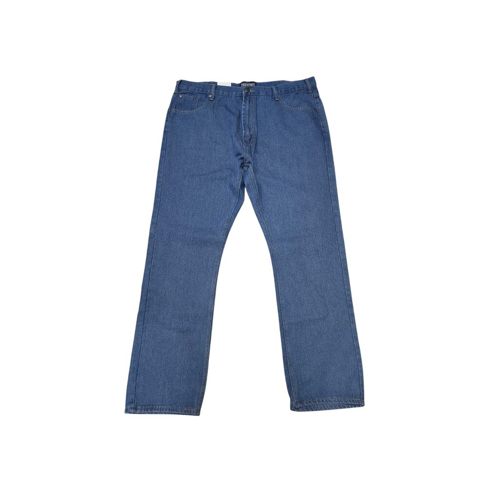 Field & Forest Men’s Relax Fit Jeans 40x32 Medium Stone Blue Classic Denim